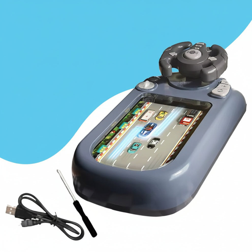 Brinquedo Volante Interativo para Console de Jogo de Corrida