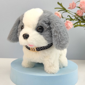 Brinquedo de Pelúcia Interativo Cachorrinho que Anda com Som para Crianças