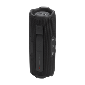 JBL Flip 7 black portable Bluetooth speaker – back view