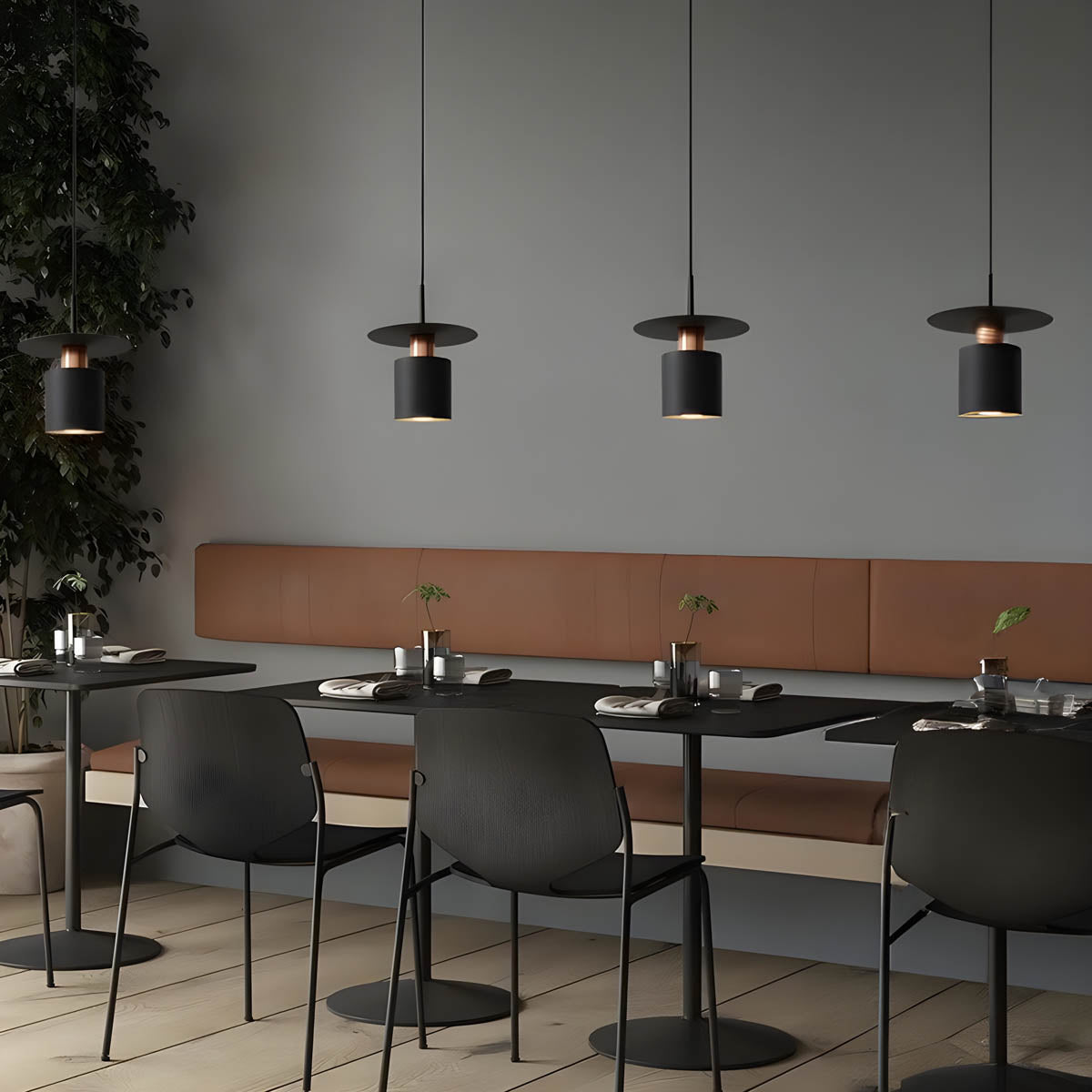 Luminária Pendente | Lâmpada de Teto Minimalista Moderna