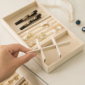 Jewelry Organizer Tray Mothers Day Gift Drawer Storage Display