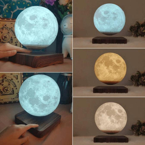 Luminária Lunar de Levitação Magnética