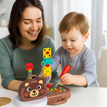 Kids Toy Montessori Building Set STEM Activity Kit