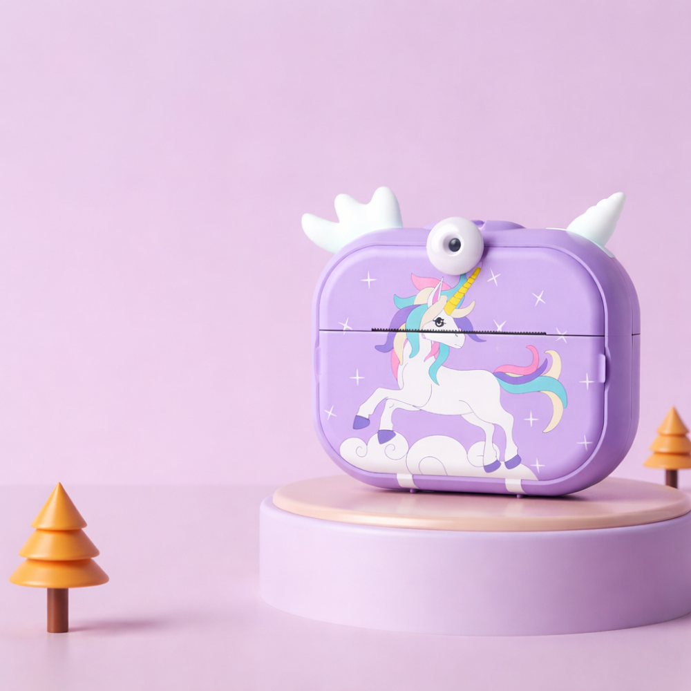 Câmera Infantil de Impressão Instantânea com Impressora Térmica