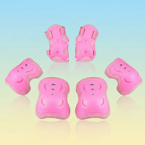 Kids Protective Gear Set Adjustable Knee Elbow Wrist Pads