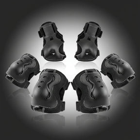 Kids Protective Gear Set Adjustable Knee Elbow Wrist Pads