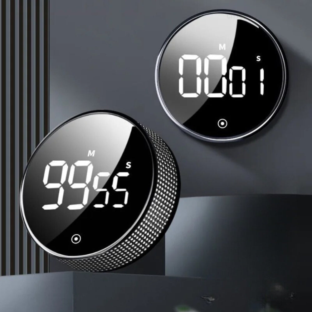 Temporizador Digital de Cozinha com Contagem Regressiva e Base Magnética