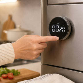 Temporizador Digital de Cozinha com Contagem Regressiva e Base Magnética
