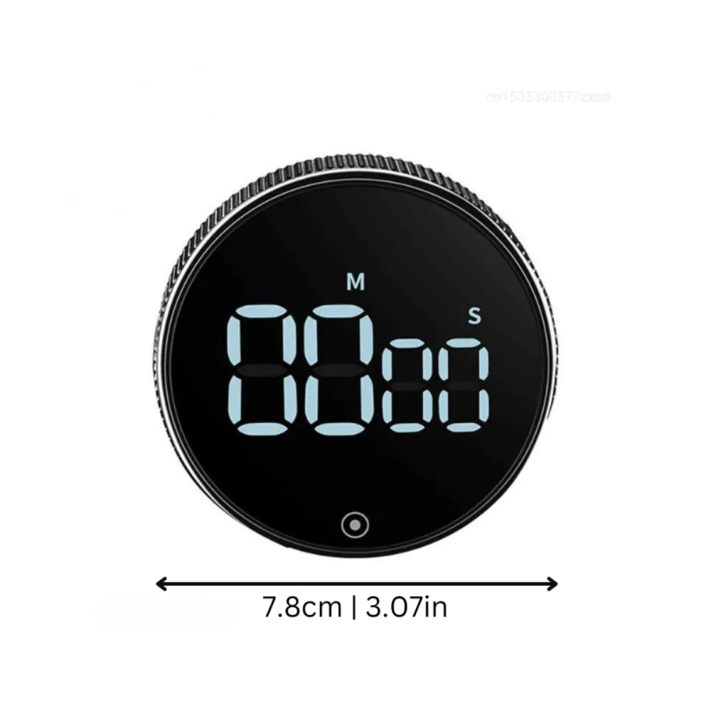 Temporizador Digital de Cozinha com Contagem Regressiva e Base Magnética