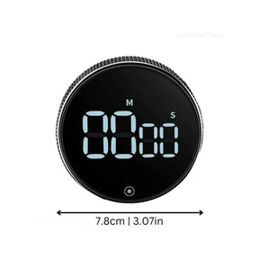 Temporizador Digital de Cozinha com Contagem Regressiva e Base Magnética