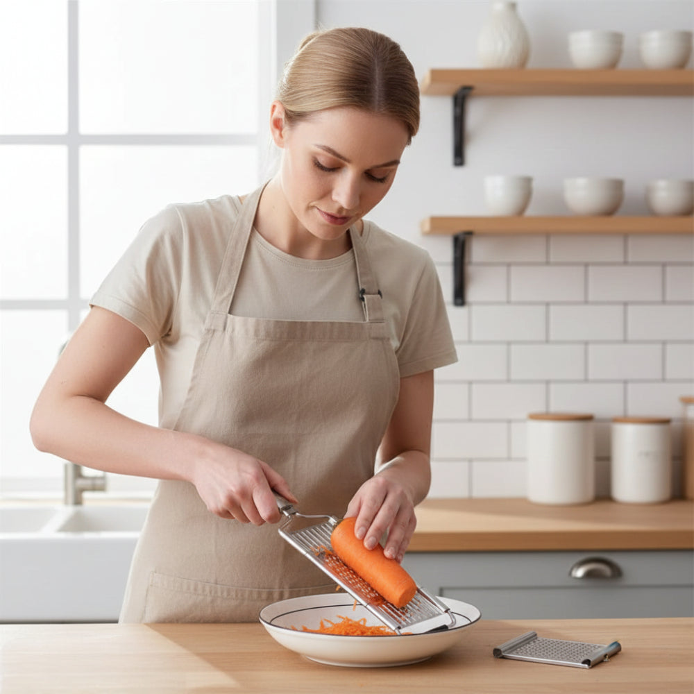 Conjunto de Fatiador de Legumes de Aço Inoxidável para Cozinha