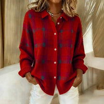 Women’s Casual Oversized Cardigan Long Sleeve Button Front