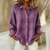 Women’s Casual Oversized Cardigan Long Sleeve Button Front