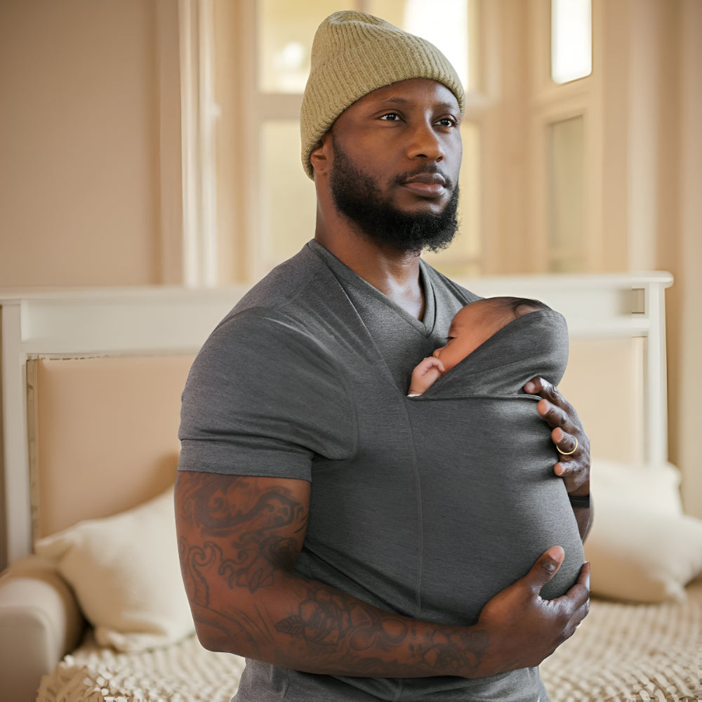 Camiseta Canguru Porta-Bebê Estilo Wrap para Mãos Livres