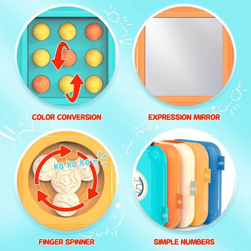 Brinquedo educativo Montessori multifuncional