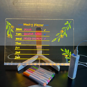 Prancheta de Desenho com Luz LED para Crianças Superfície Criativa