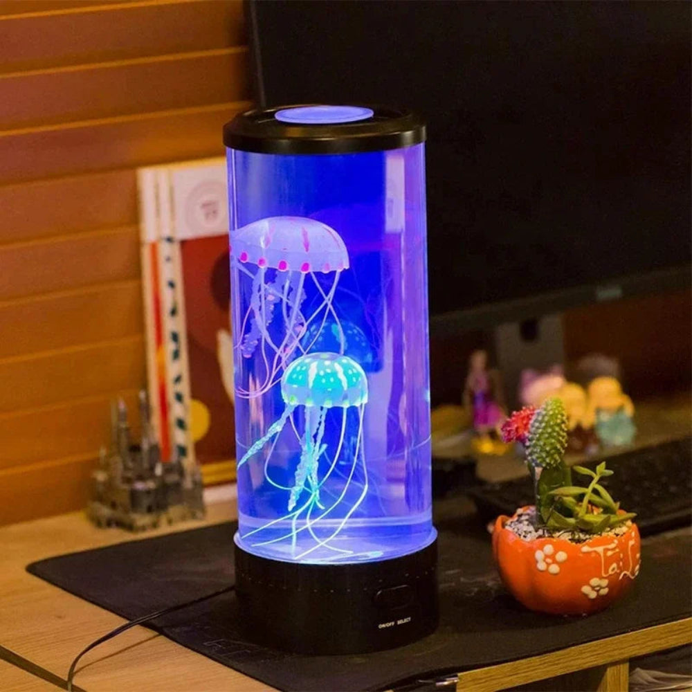 Jellyfish mood light for bedroom desk and sensory room decor