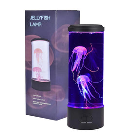 USB powered jellyfish lamp with realistic floating jellyfish