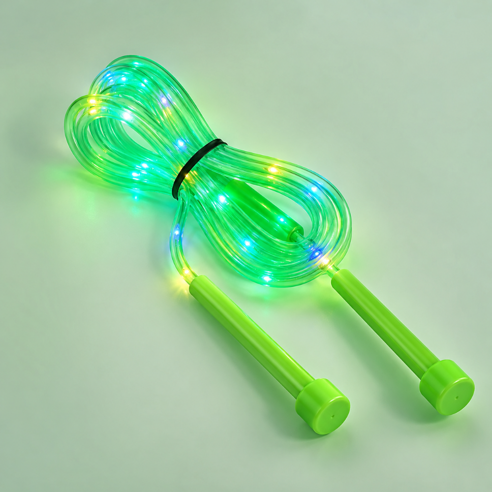 Corda de Pular com Luzes LED Ajustável Atividade Física Divertida