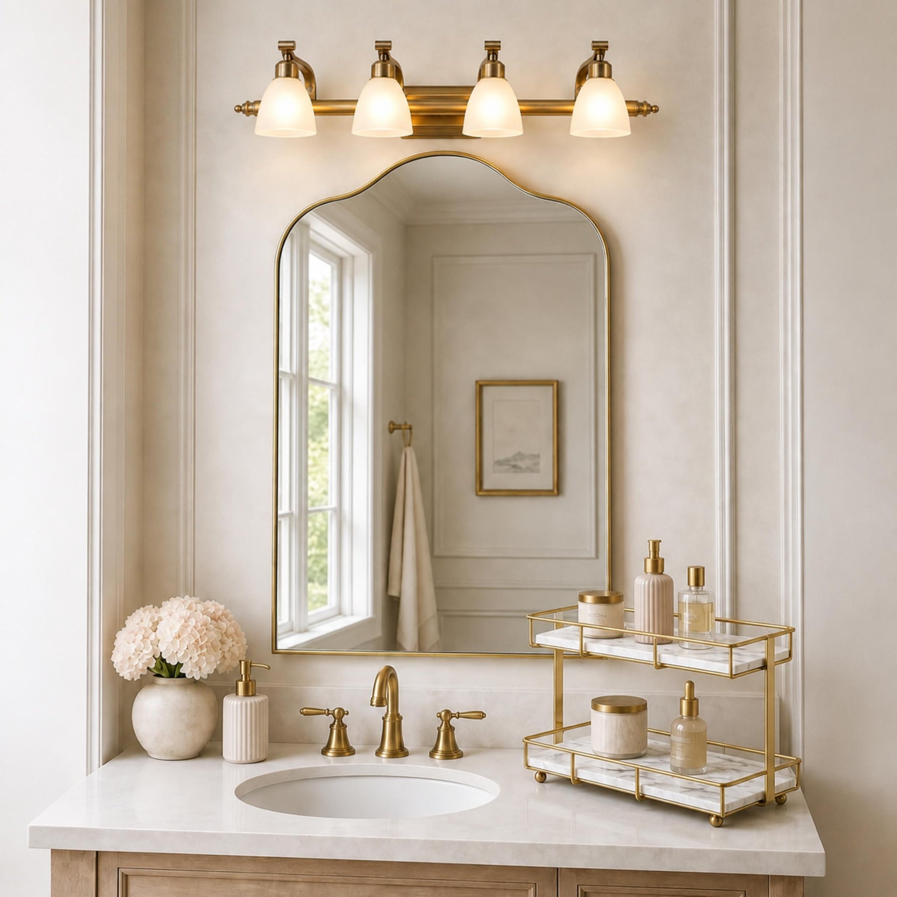 Frosted Glass Vanity Light – product image 4