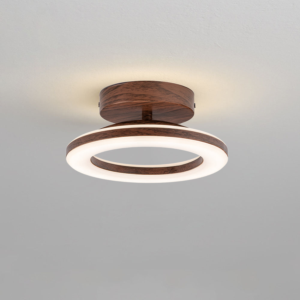 Plafon LED Redondo de Acrílico | Luminária Moderna para Hall e Entrada