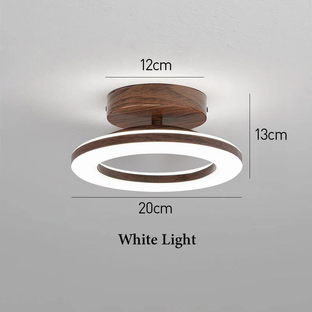 Plafon LED Redondo de Acrílico | Luminária Moderna para Hall e Entrada