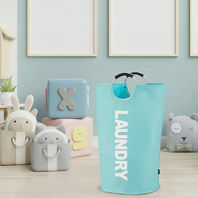 Laundry Hamper Large Foldable Waterproof Fabric Basket