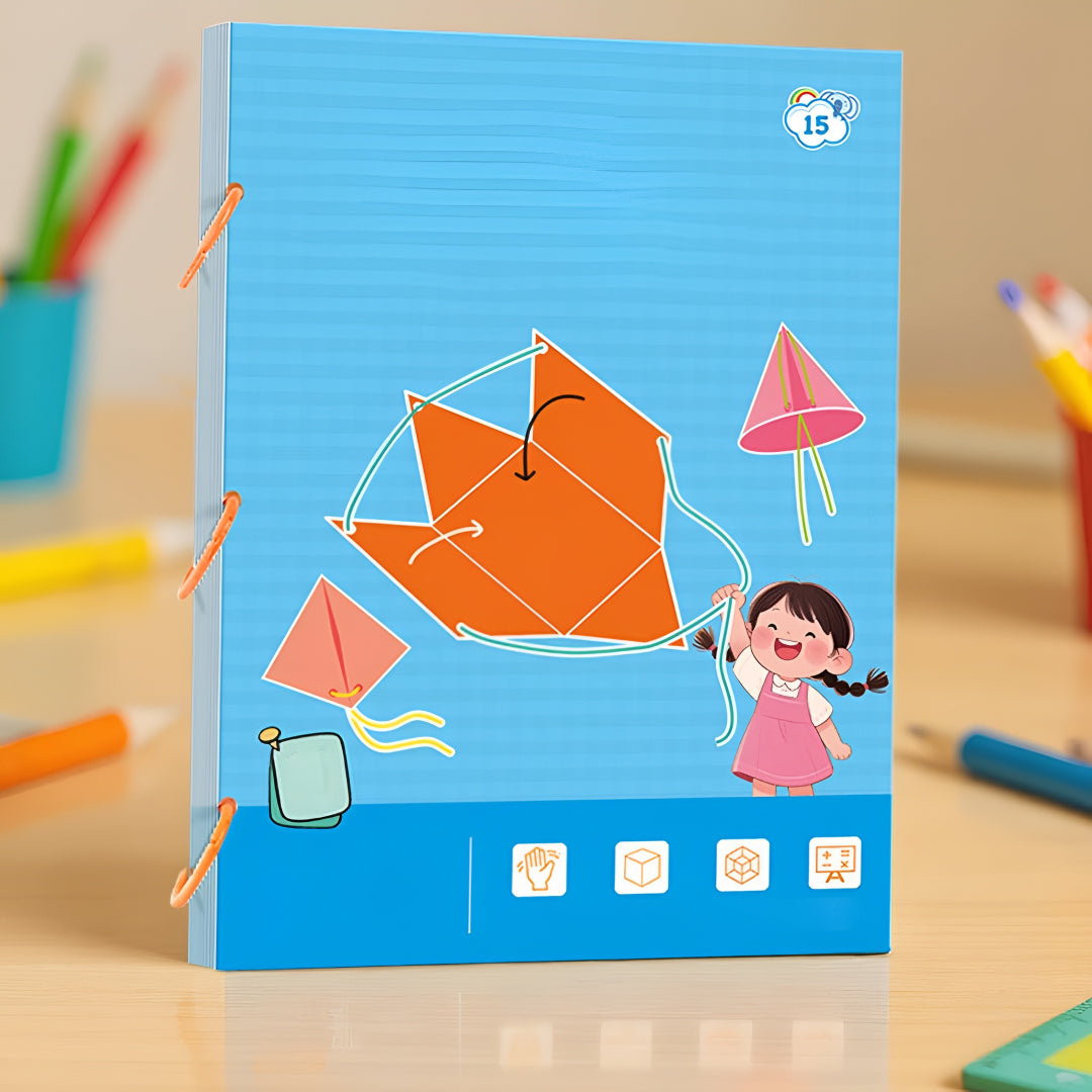 Kit de Atividades de Quebra-Cabeça de Geometria 3D para Aprendizado
