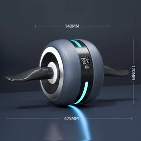 Ab Wheel with Automatic Rebound – Rep Counter &amp; Knee Pad Included