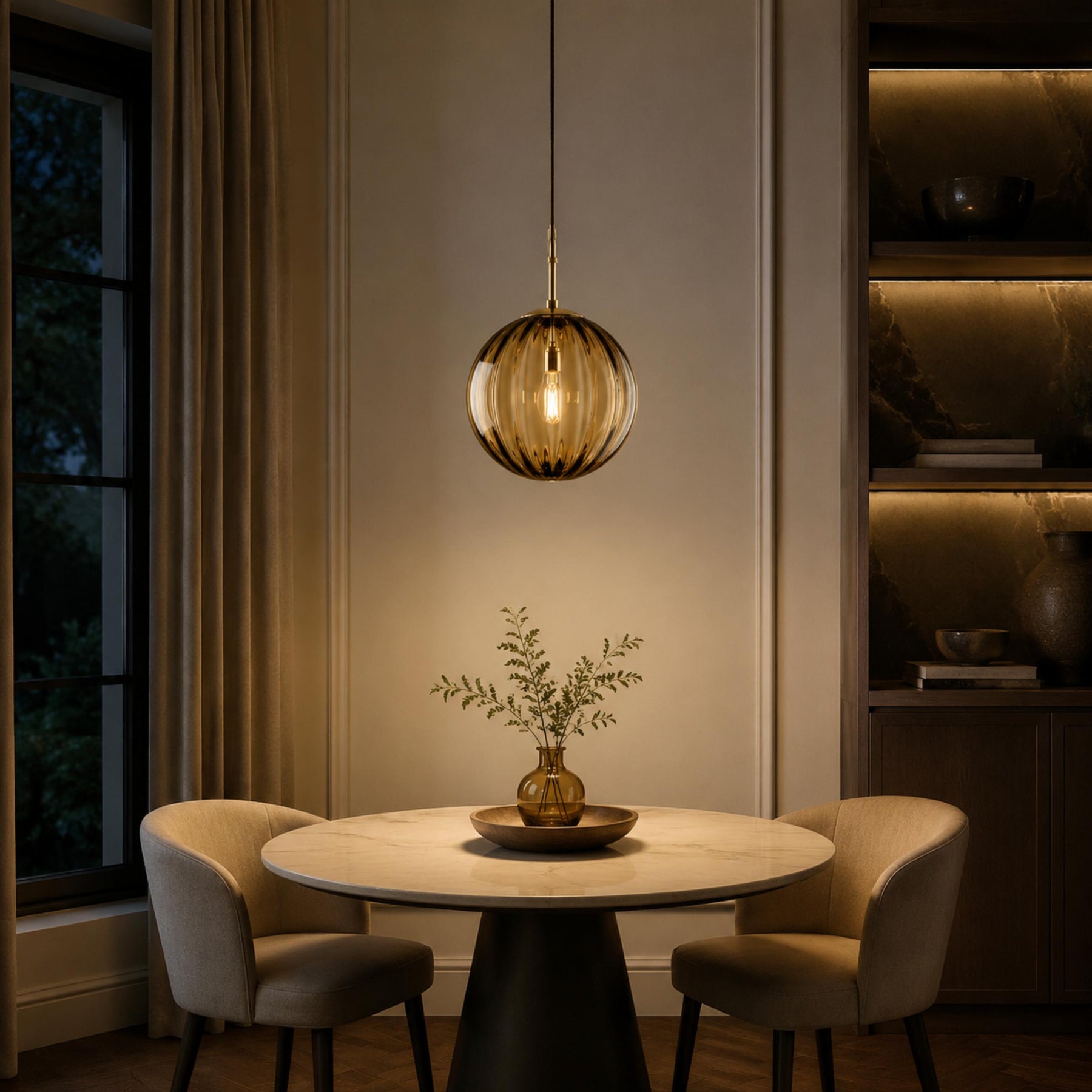 Smoky Glass Pendant Light – pendant light image 7