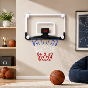 Cesta de Basquete com Iluminação e Placar Eletrônico para Uso Interno