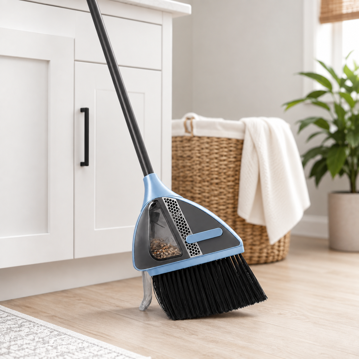 Aspirador Vertical Sem Fio Leve com Design de Fácil Varrição