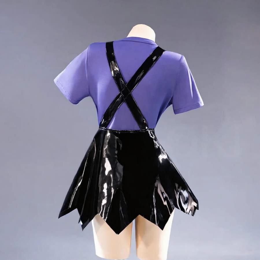 Women’s Purple Horror Doll Costume Set