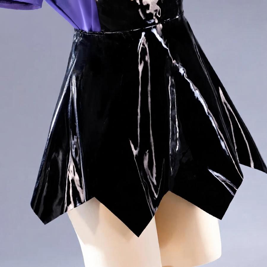 Women’s Purple Horror Doll Costume Set