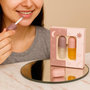 Conjunto de Gloss Labial Volumizador e Hidratante
