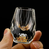 Conjunto de 6 Copos de Dose em Cristal – Vidro Lapidado Elegante e Artigos de Bebida Premium
