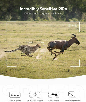Wireless Hd Wildlife Game Trail Camera With Night Vision