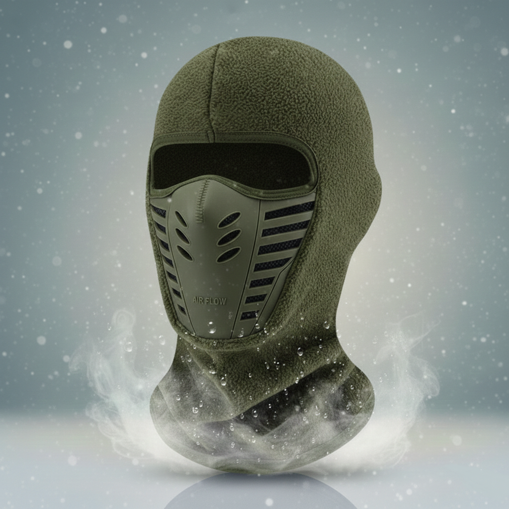Máscara Facial de Inverno à Prova de Vento Térmica com Cobertura Total para Tempo Frio
