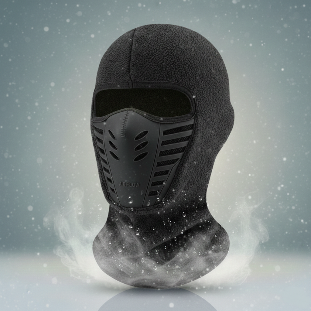 Máscara Facial de Inverno à Prova de Vento Térmica com Cobertura Total para Tempo Frio
