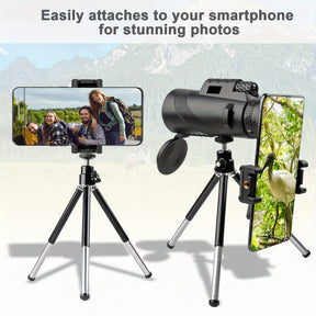 Adaptador de Celular para Telescópio Monocular de Alta Definição para Observação ao Ar Livre