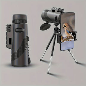Adaptador de Celular para Telescópio Monocular de Alta Definição para Observação ao Ar Livre