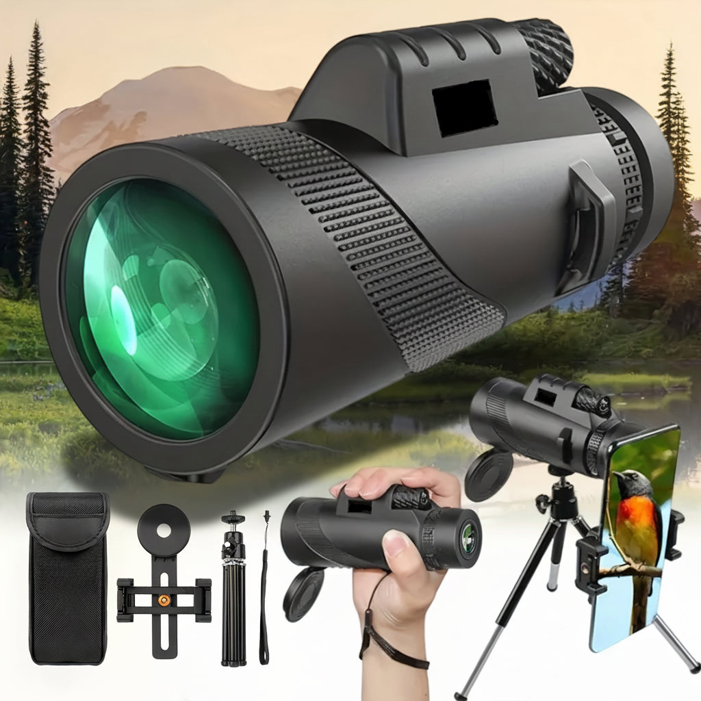 Adaptador de Celular para Telescópio Monocular de Alta Definição para Observação ao Ar Livre