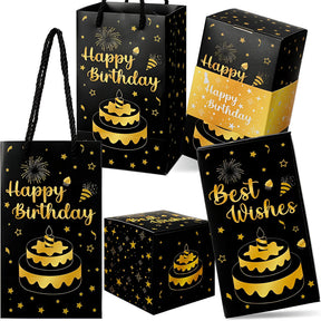 Celebration Gift Box Pop Up Surprise Card Set Message Holder