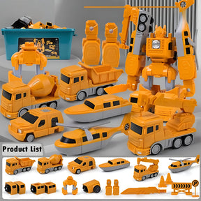 Conjunto de Construção de Veículo de Brinquedo com Design Modular