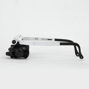 Magnifying Glass Headset LED Light Adjustable Headband Lens