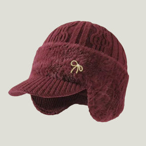 Winter Hat Trapper Ear Flap Knit Cap