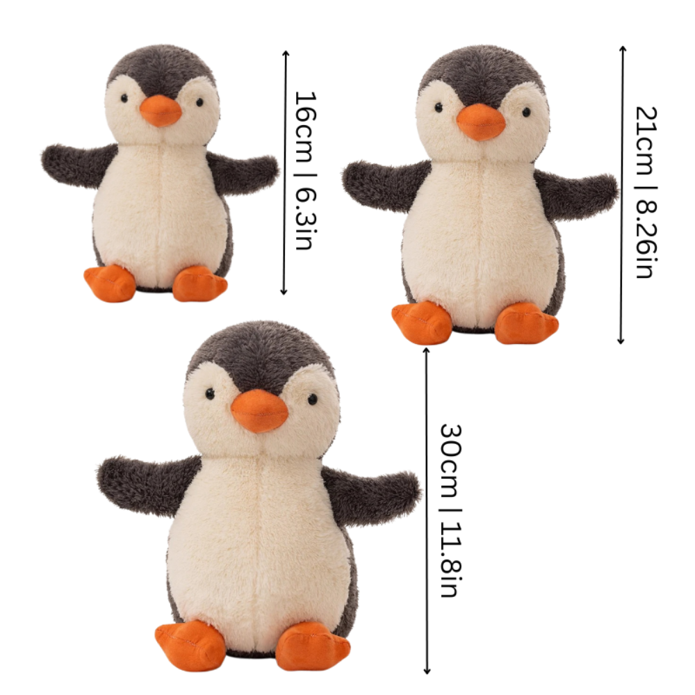 Pelúcia de Pinguim Brinquedo de Pelúcia Macio Companheiro de Sono
