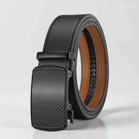 Cinto Masculino com Fivela de Ajuste Automático para Traje Casual ou Formal