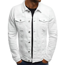 Jaqueta Masculina Casual com Botões Frontais Leve
