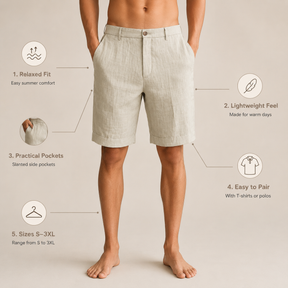 Bermuda Masculina de Praia para o Verão | Verão Casual